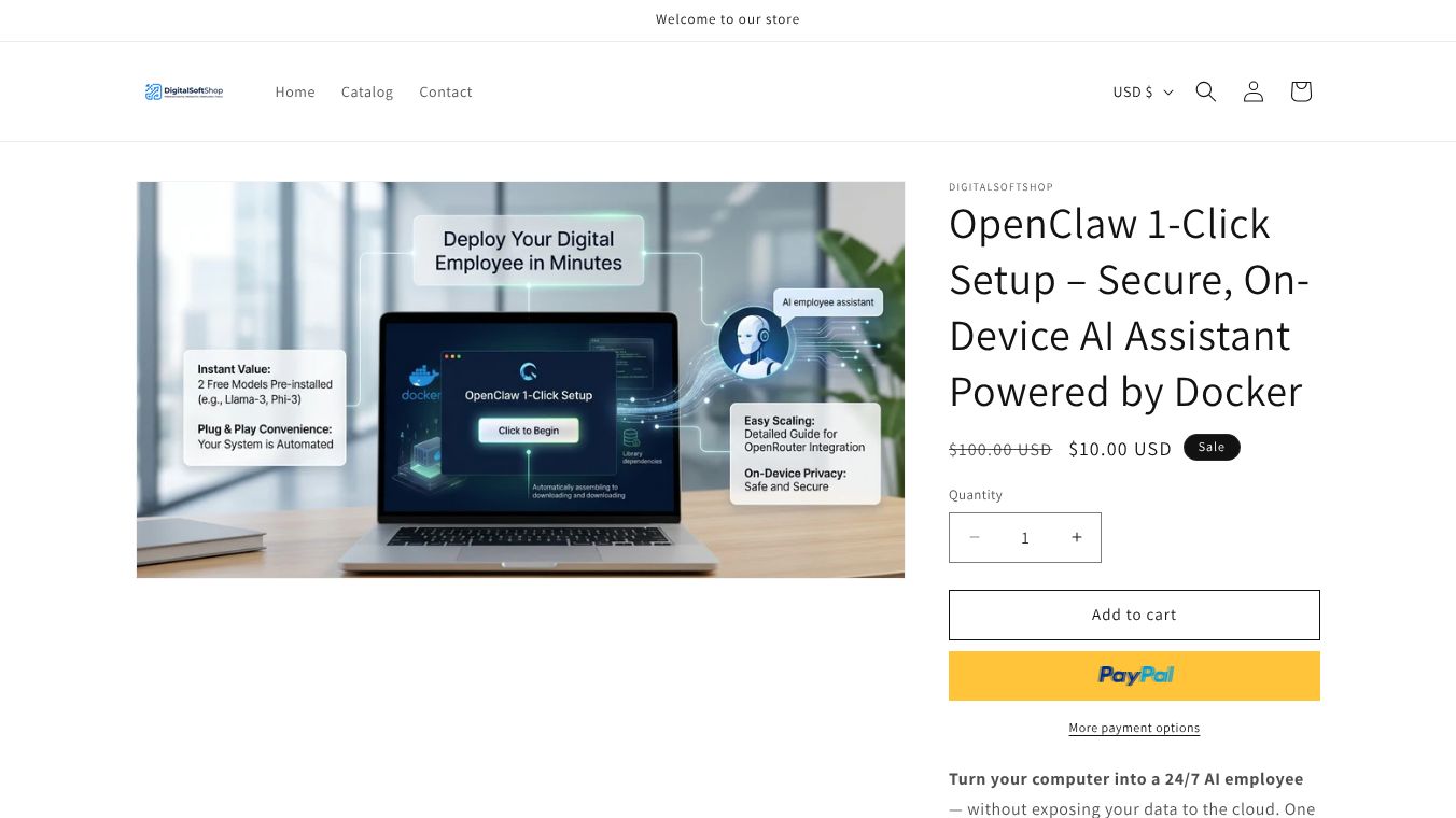 OpenClaw 1-Click Setup
