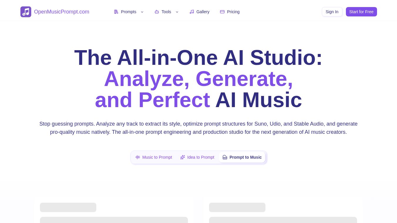 OpenMusicPrompt.com