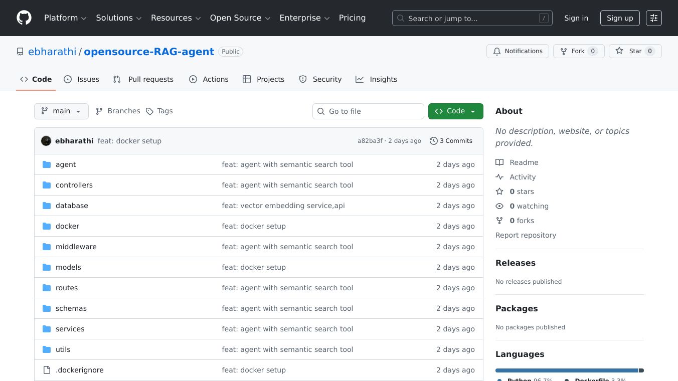 Opensource RAG Agent