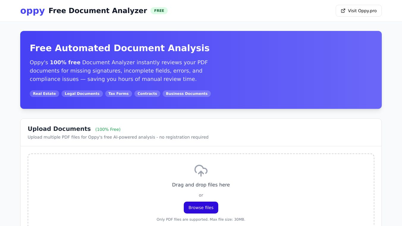 Oppy PDF Analyzer