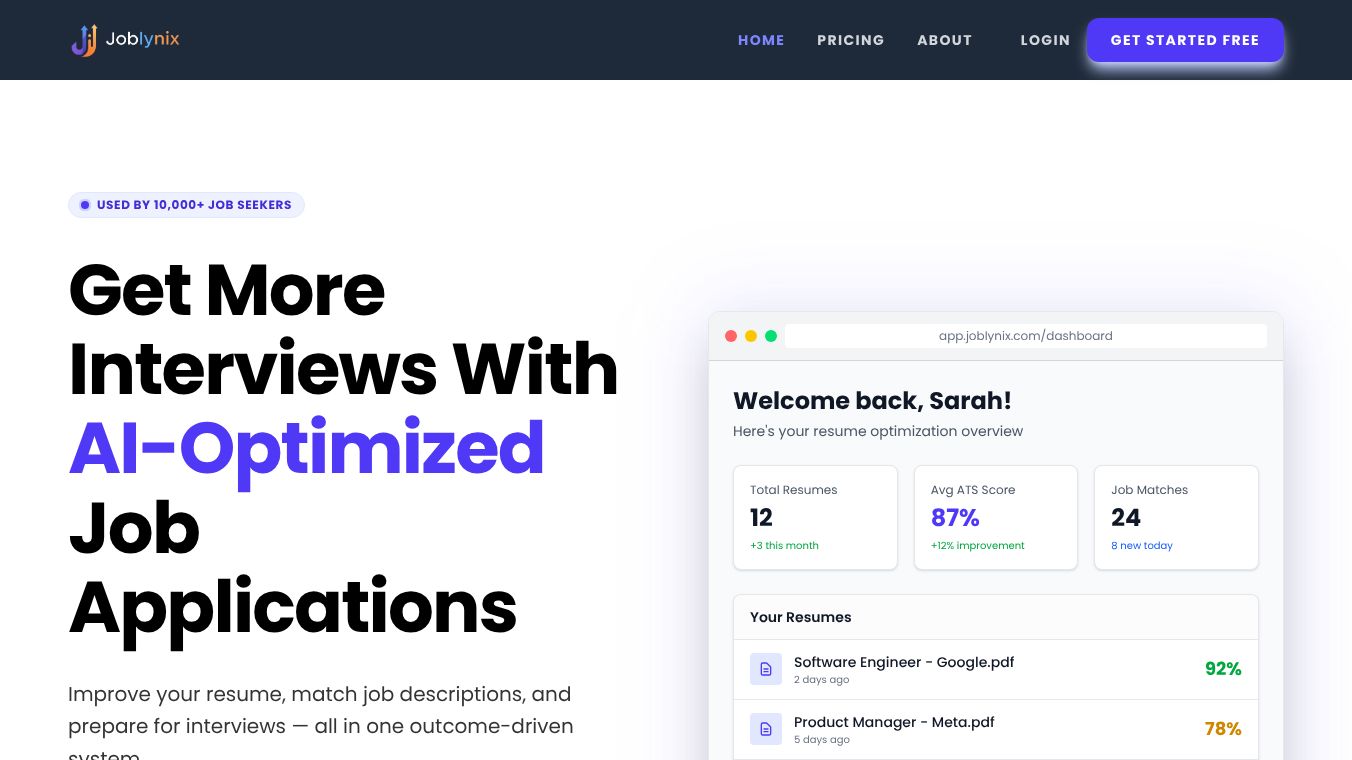 Optimized Job Applications