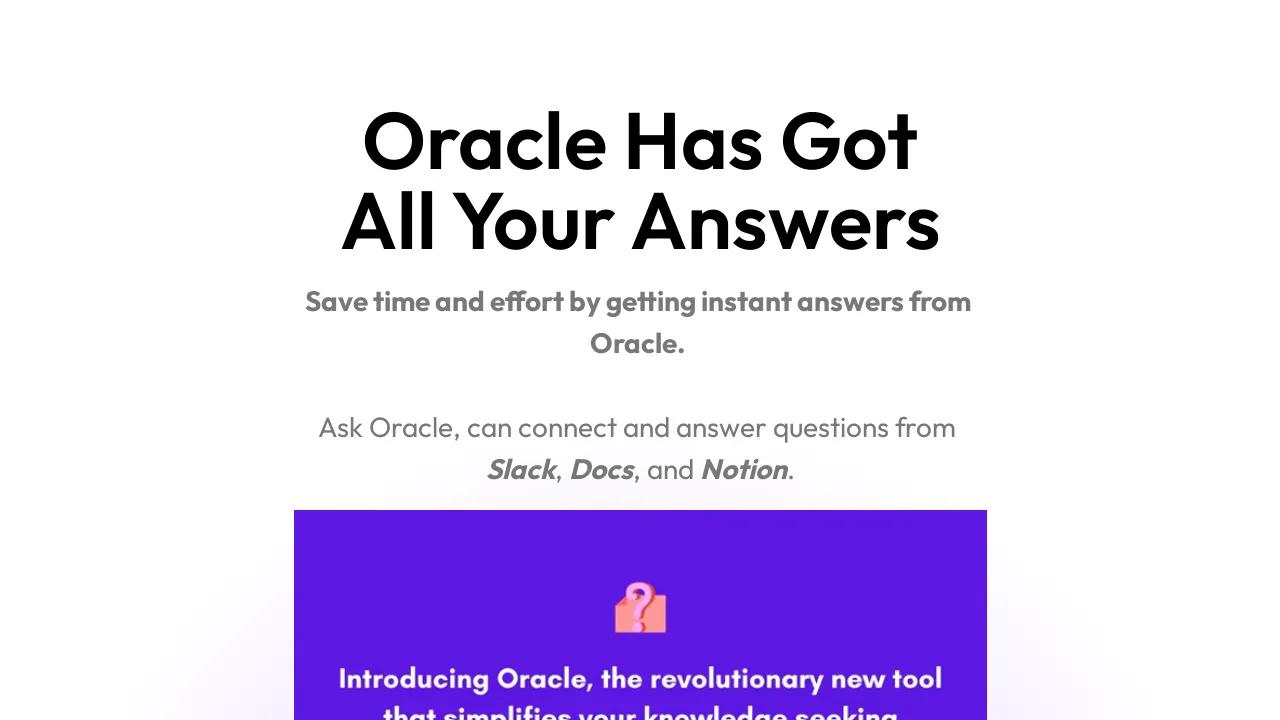 Oracle