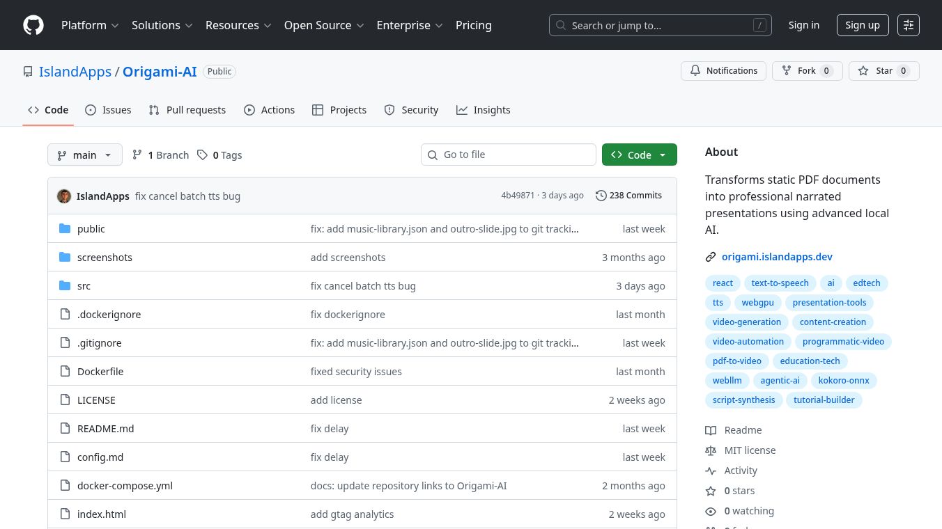 Origami AI: WebGPU PDF-to-Video