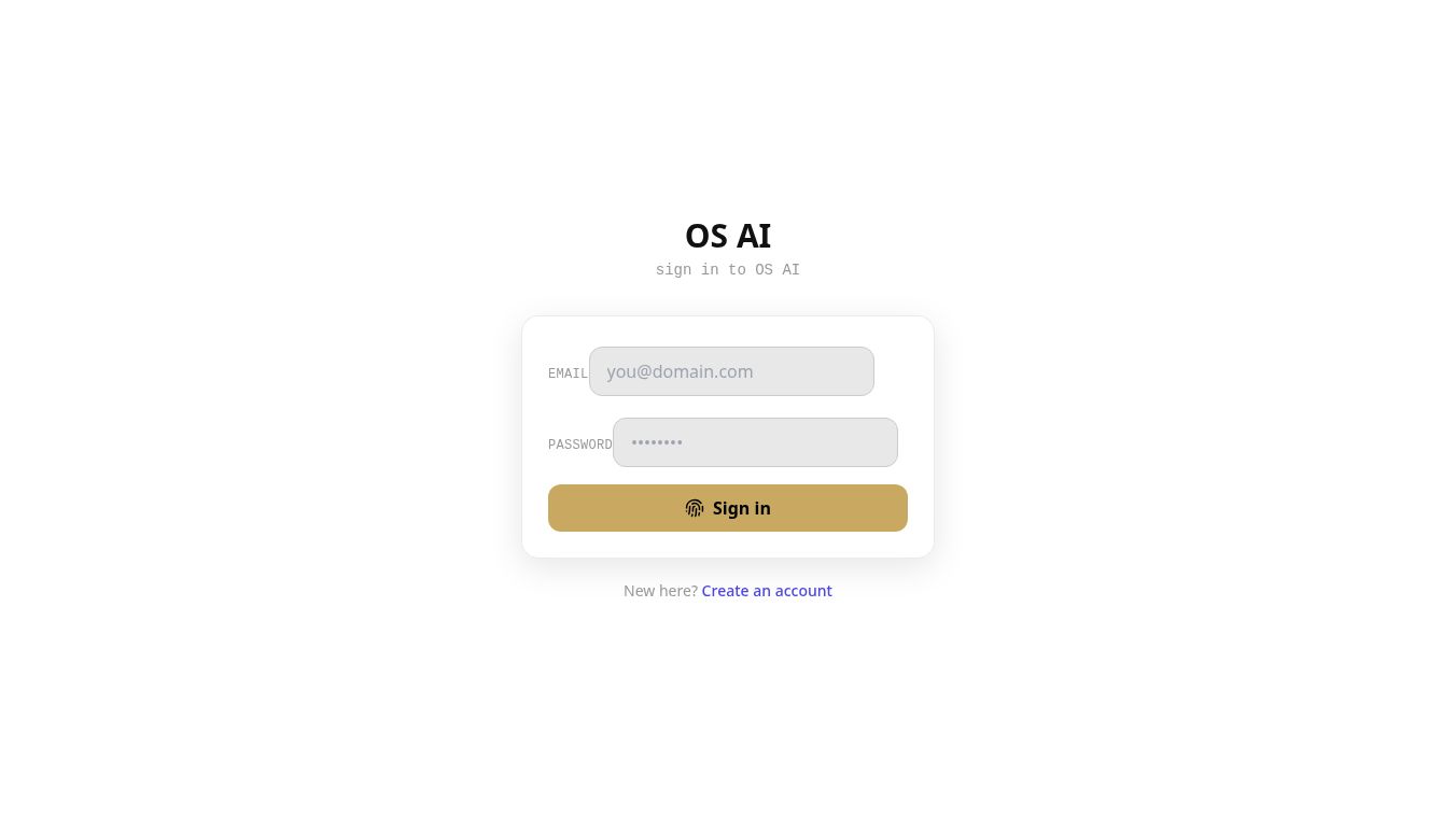 OS AI: General-Purpose Intelligence