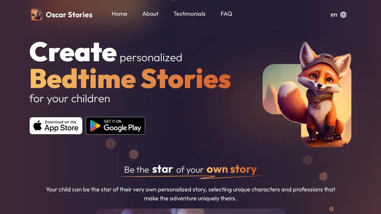 Oscar - Bedtime Story Generator