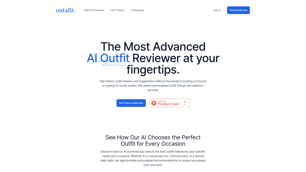 Outafit - Your AI Fashion Expert!