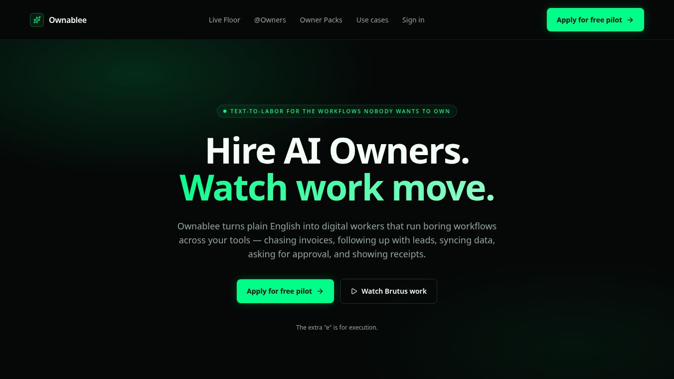 Ownablee - Your digital workers