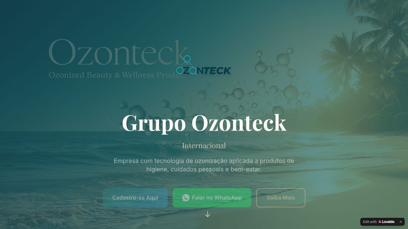 Ozonteck Cadastro com 50% Off