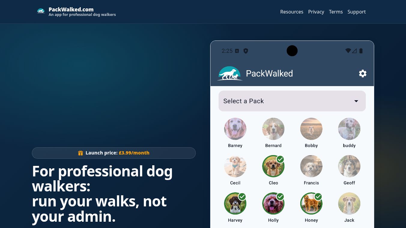 PackWalked
