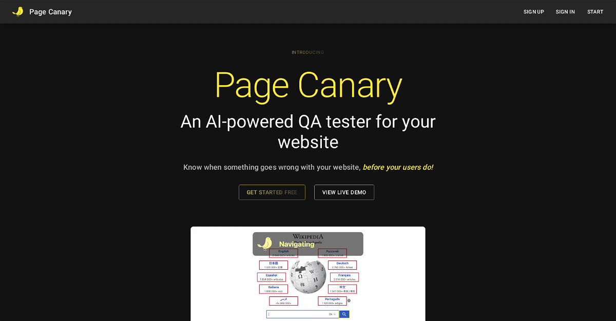 Page Canary