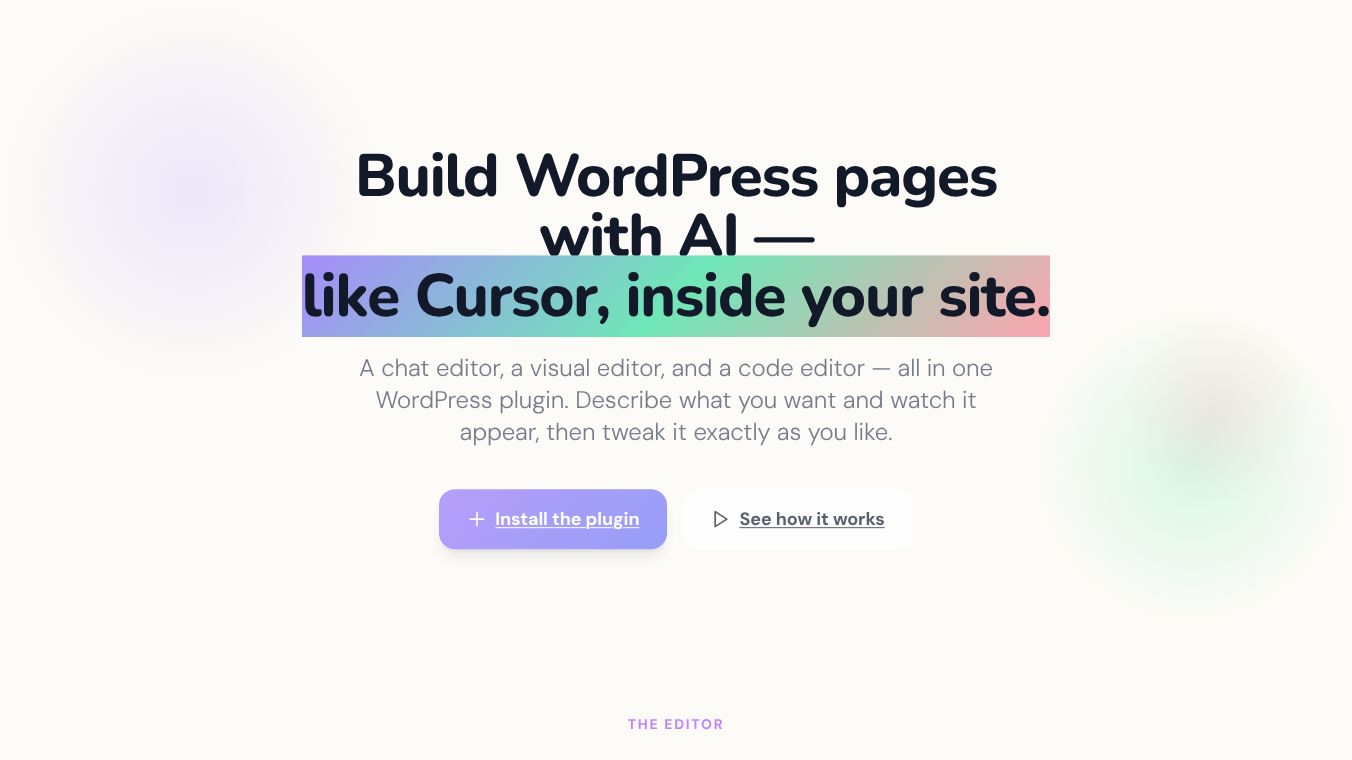 Pagora AI - Wordpress plugin