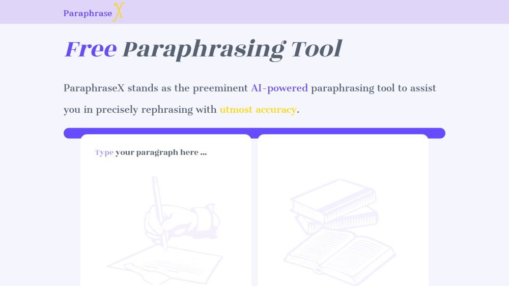 ParaphraseX - AI Paraphrasing Tool