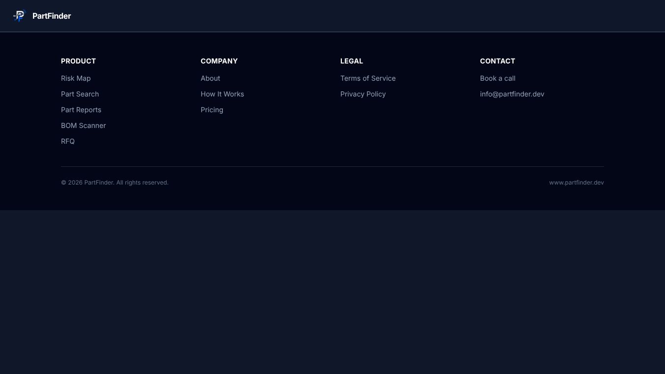 PartFinder