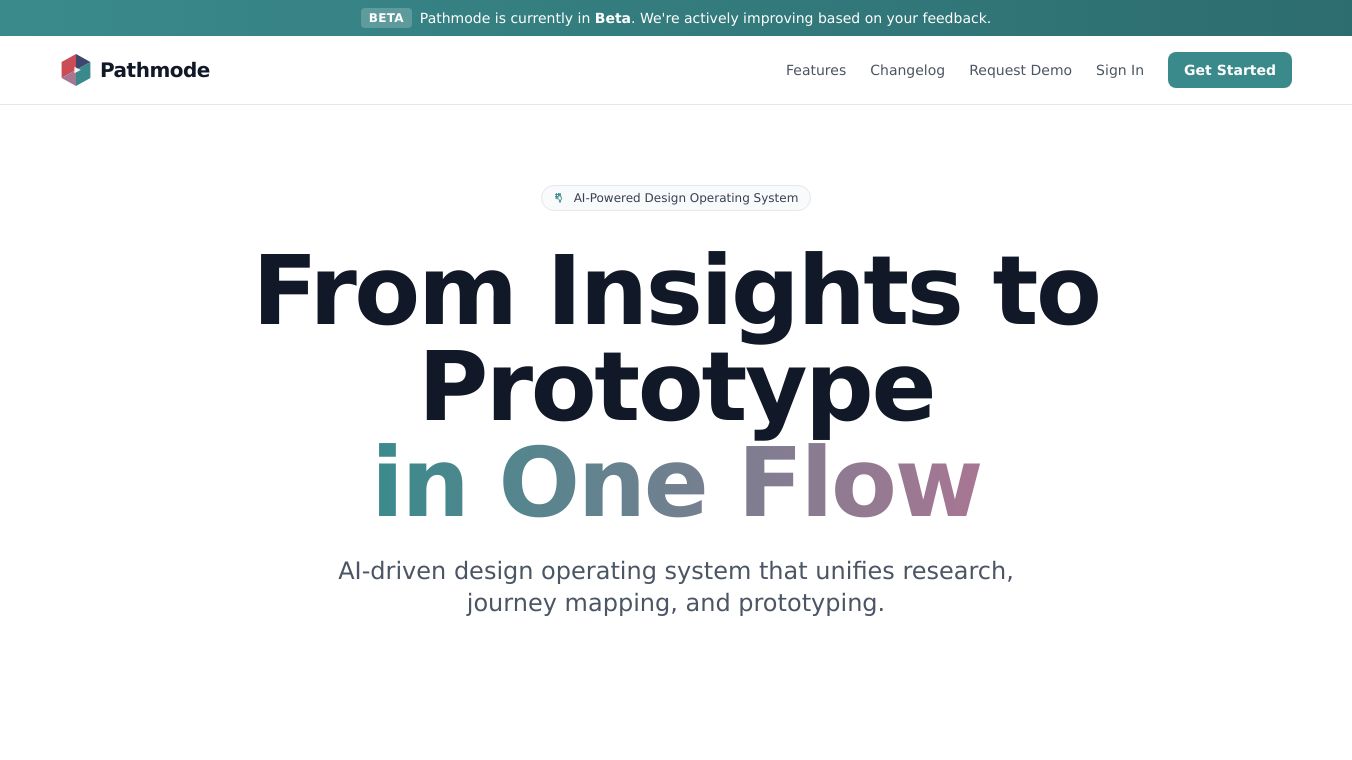 Pathmode: AI-Powered Design OS