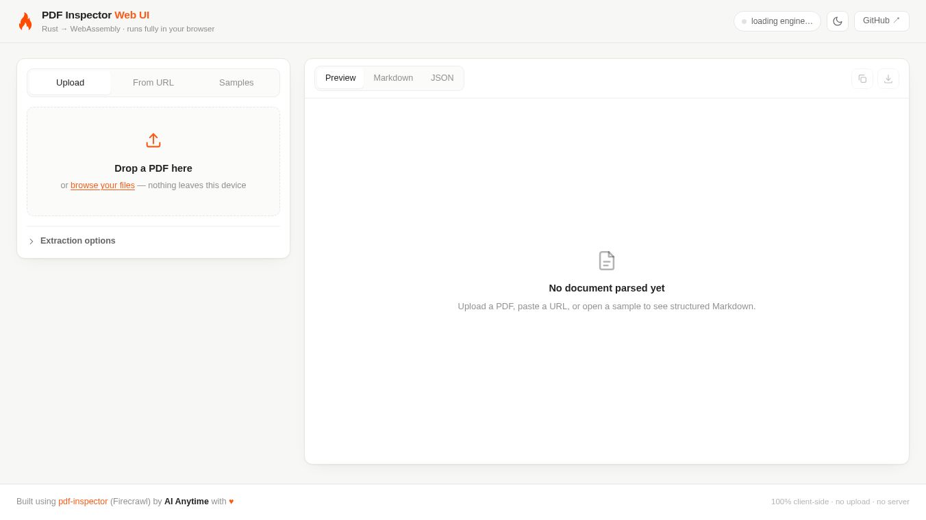 PDF Inspector Web UI
