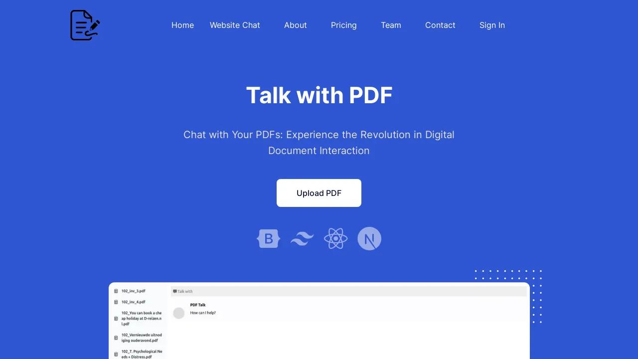 PDF Talk