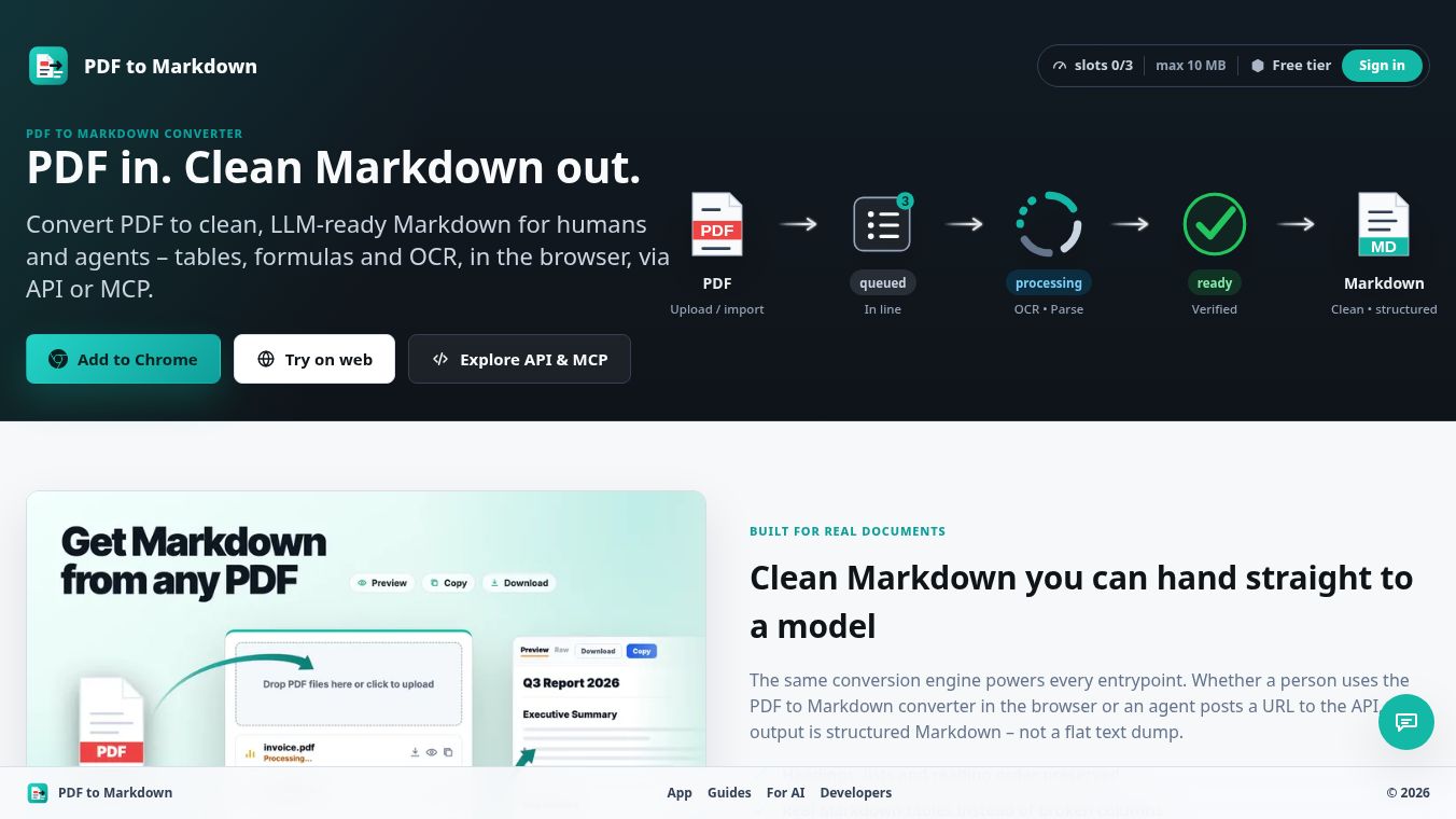 PDF to Markdown