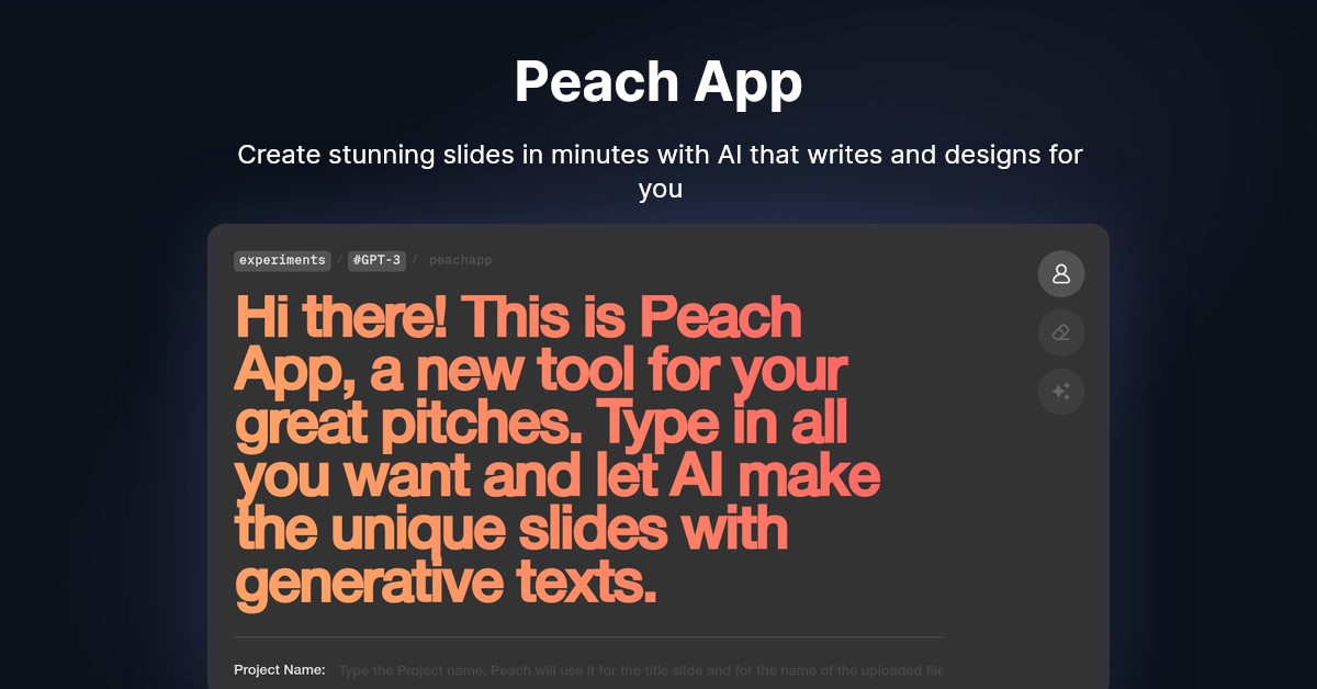 Peach App