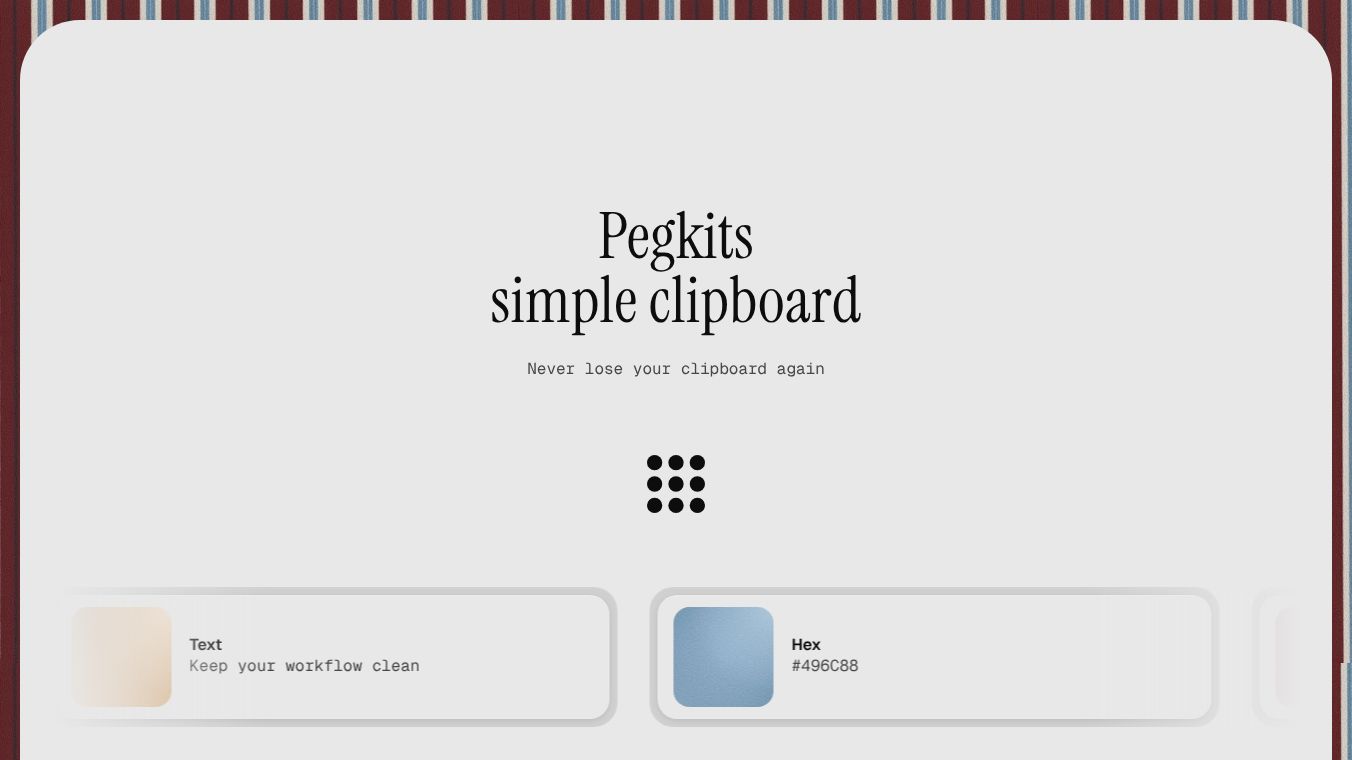 Pegkits