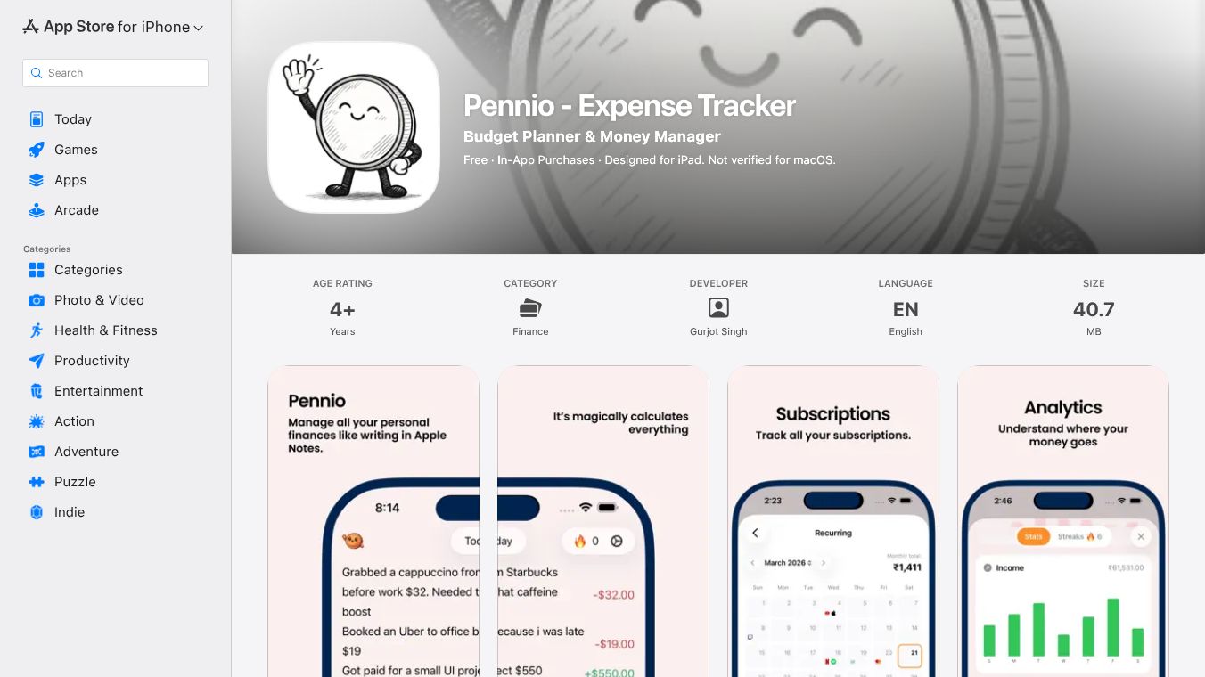 Pennio AI Expense Tracker