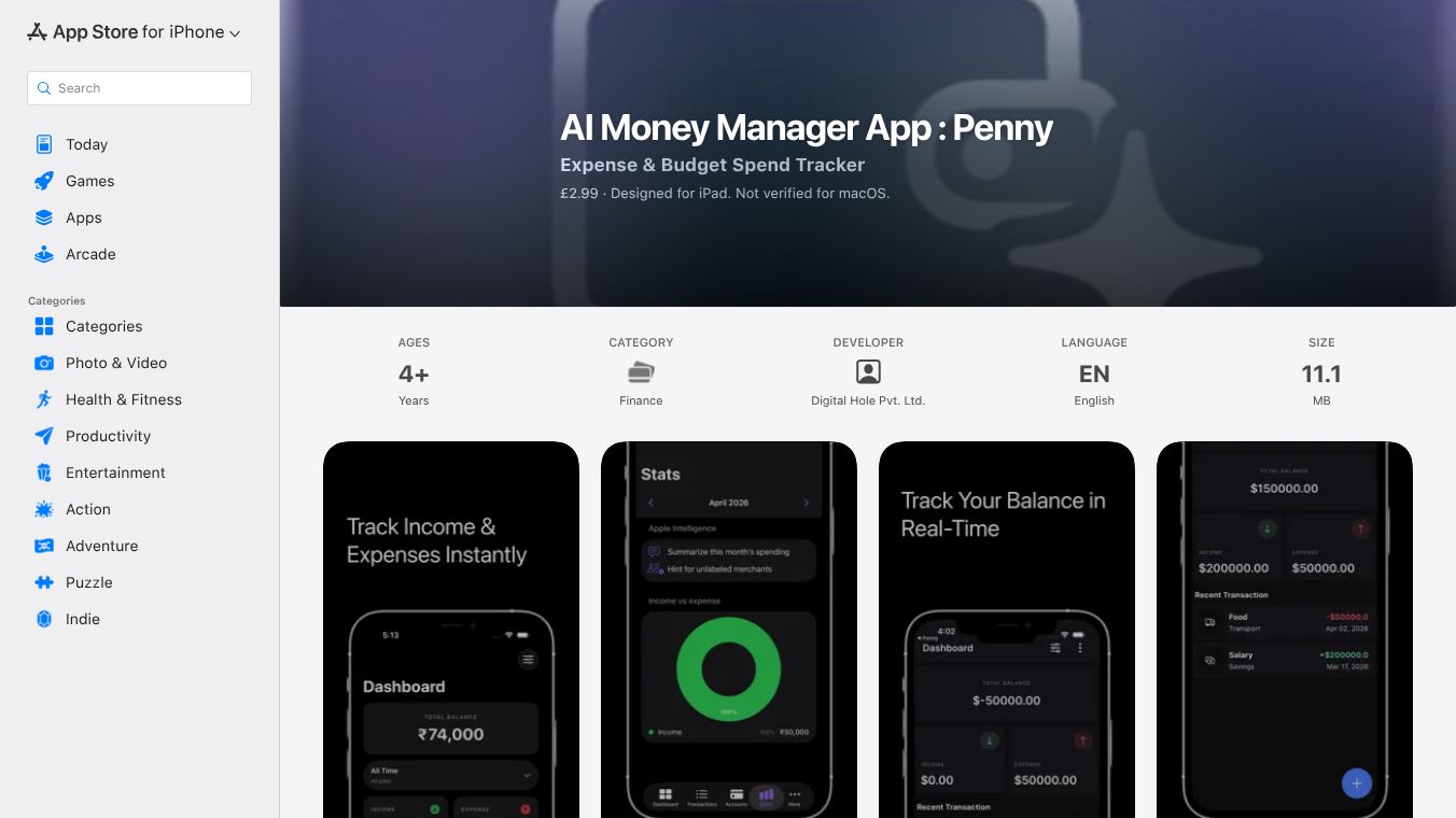 Penny: AI Money Manager App