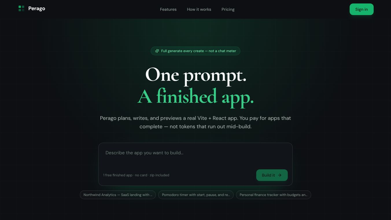 Perago App