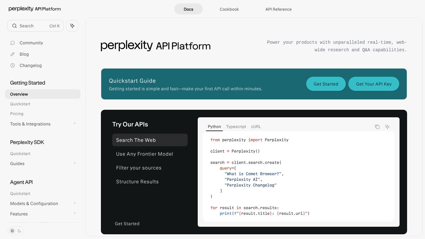Perplexity API Platform
