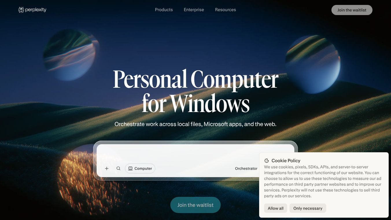 Perplexity Personal Computer for Windows