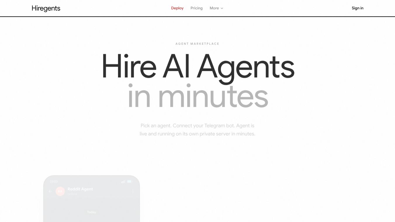 Personal AI Agent in minutes