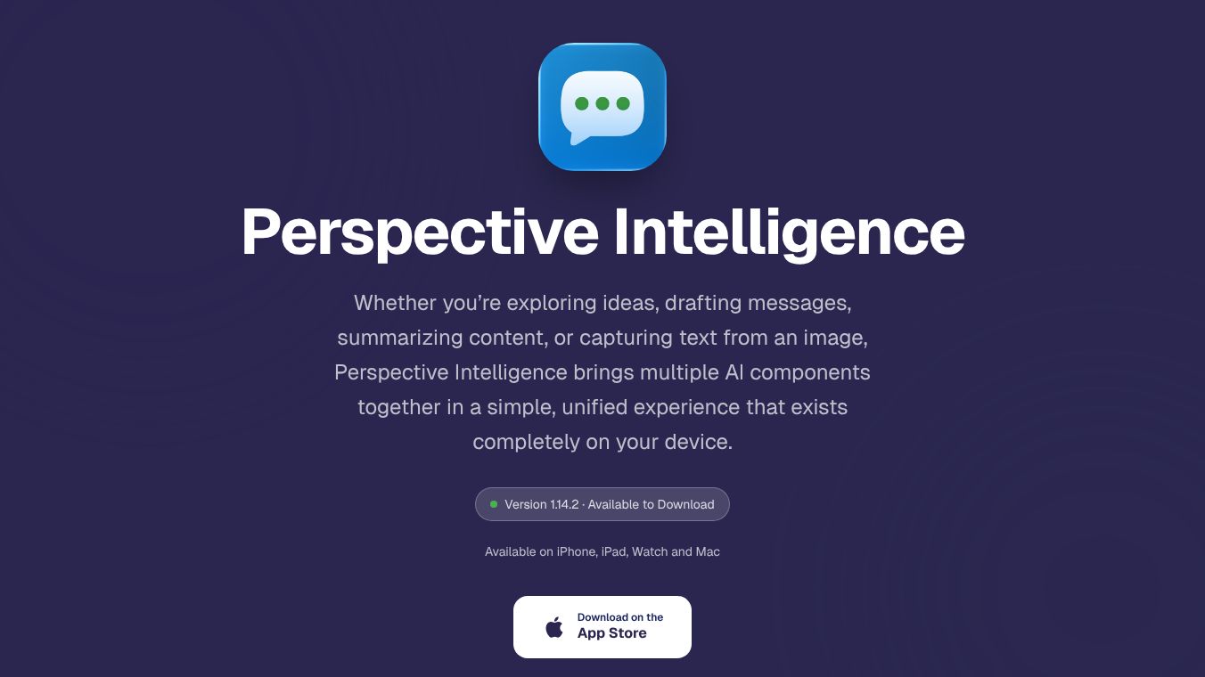Perspective Intelligence