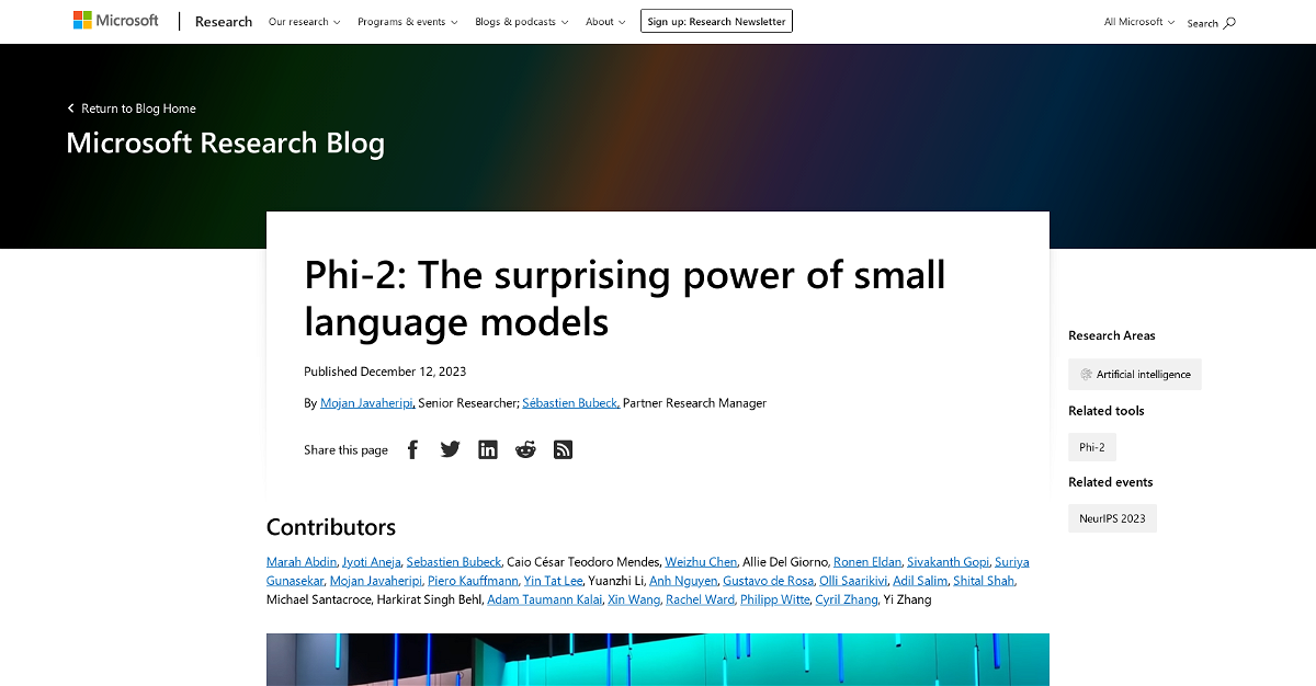 Phi-2 by Microsoft