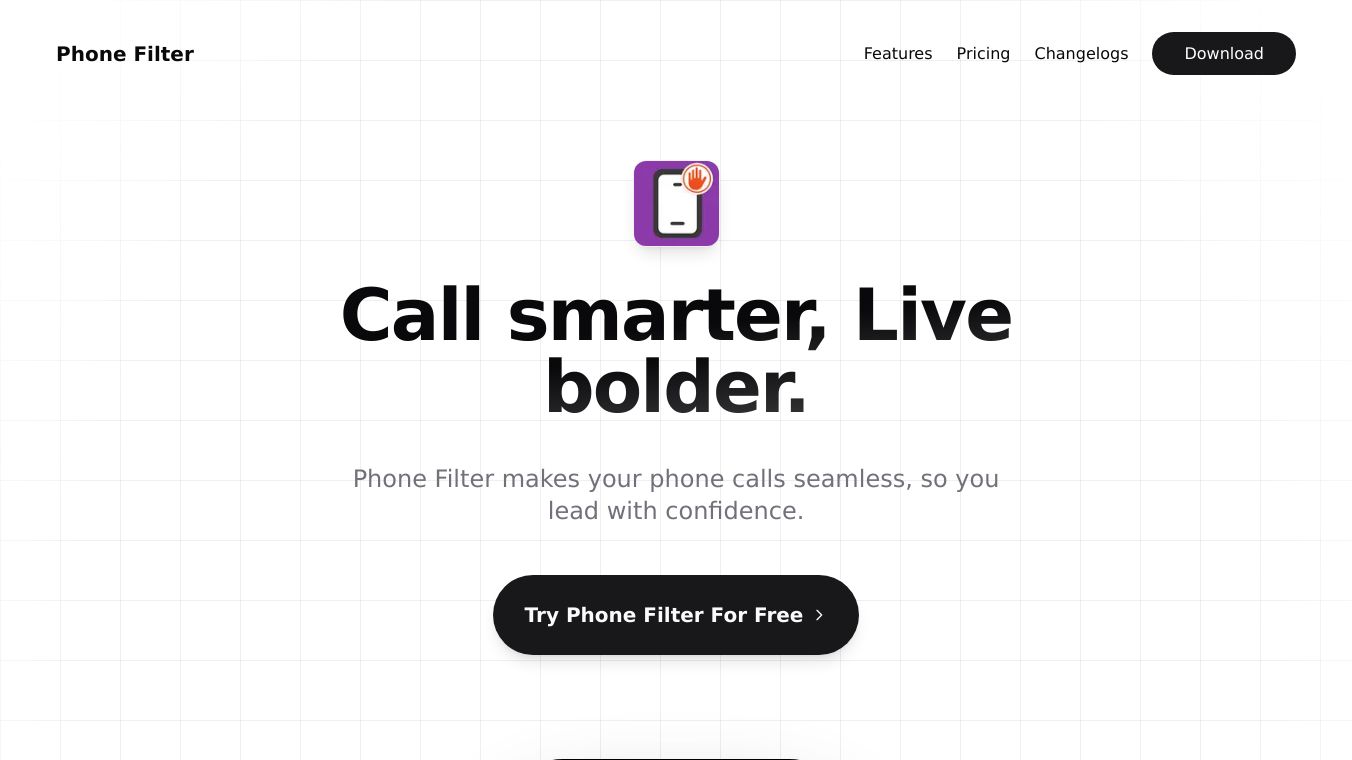 Phone Filter