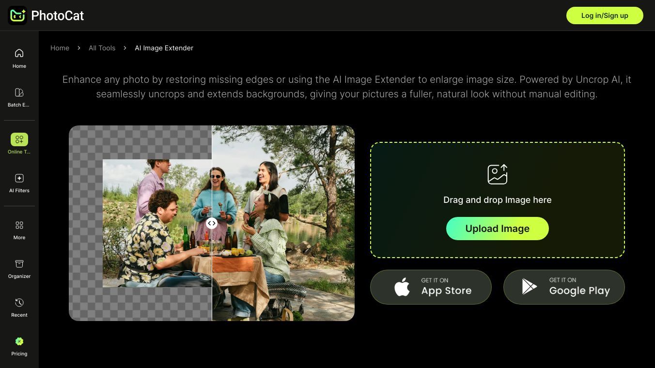 PhotoCat AI Image Extender