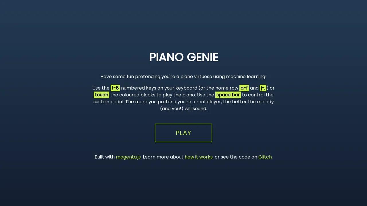 Piano Genie