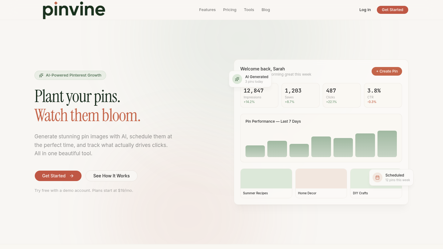 Pinvine