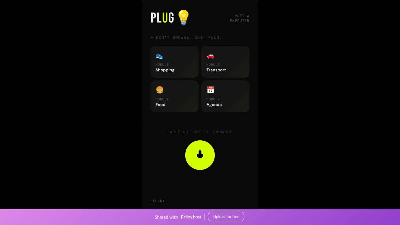 PLUG — AI Action Agent