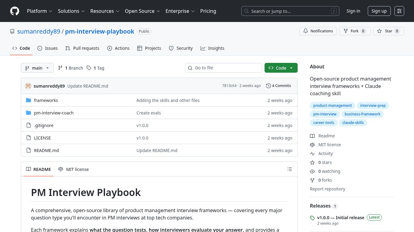 PM Interview Playbook