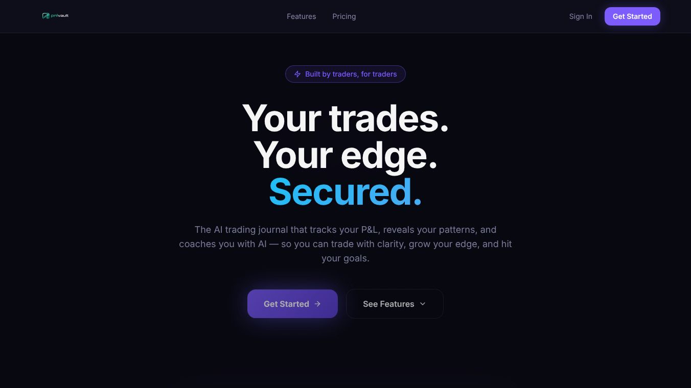 PnLVault — Professional Trading Platform
