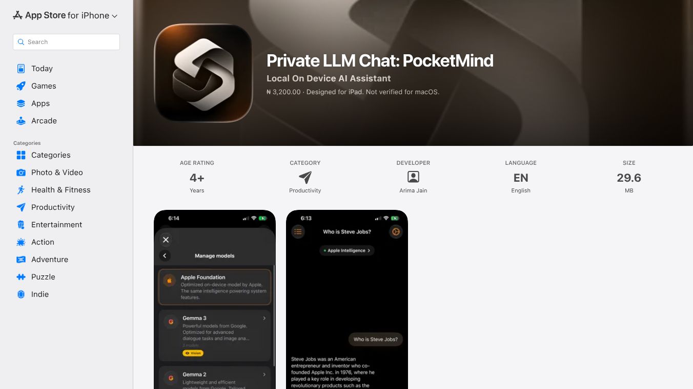 PocketMind: Offline LLM AI Assistant