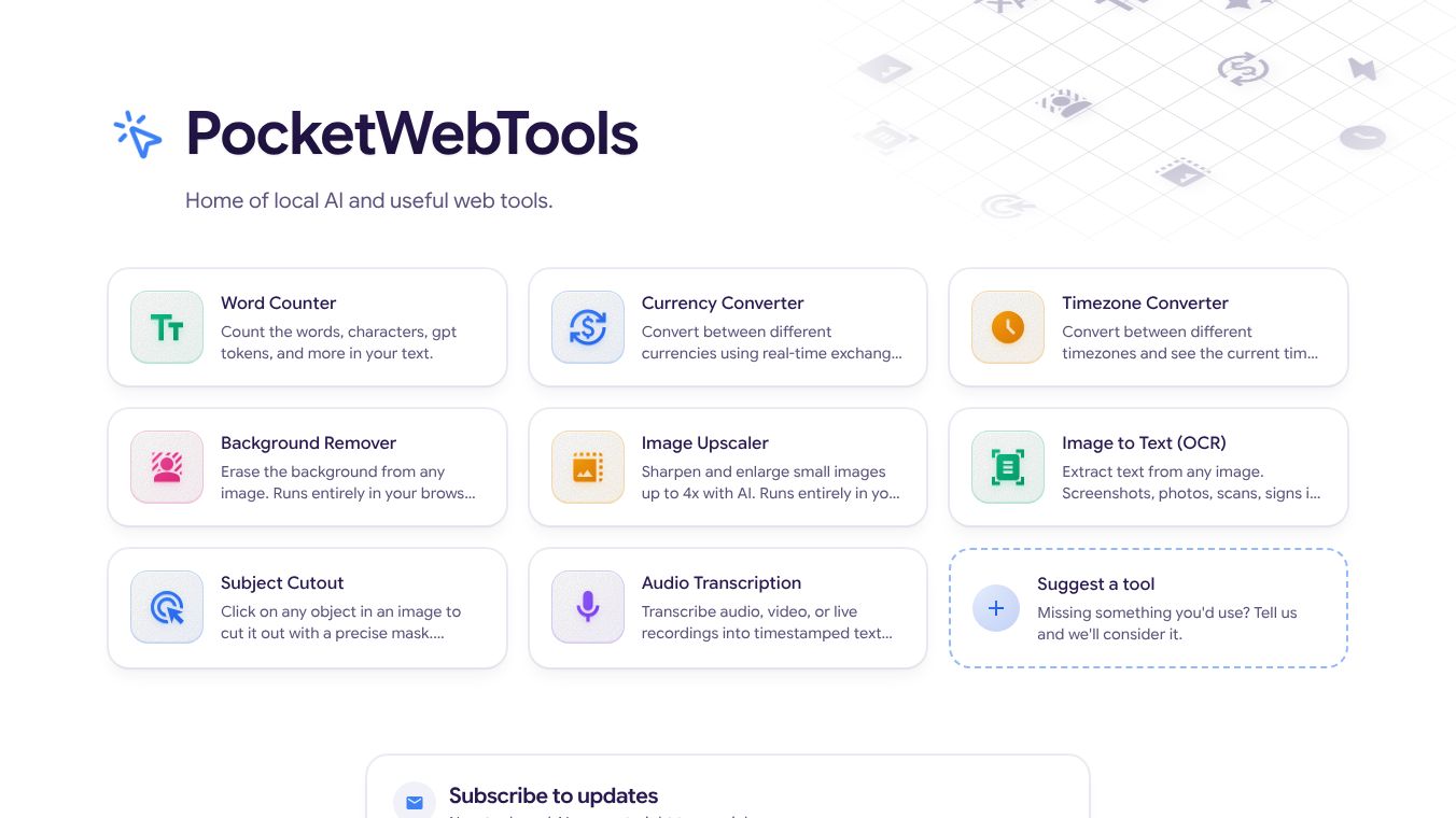 PocketWebTools