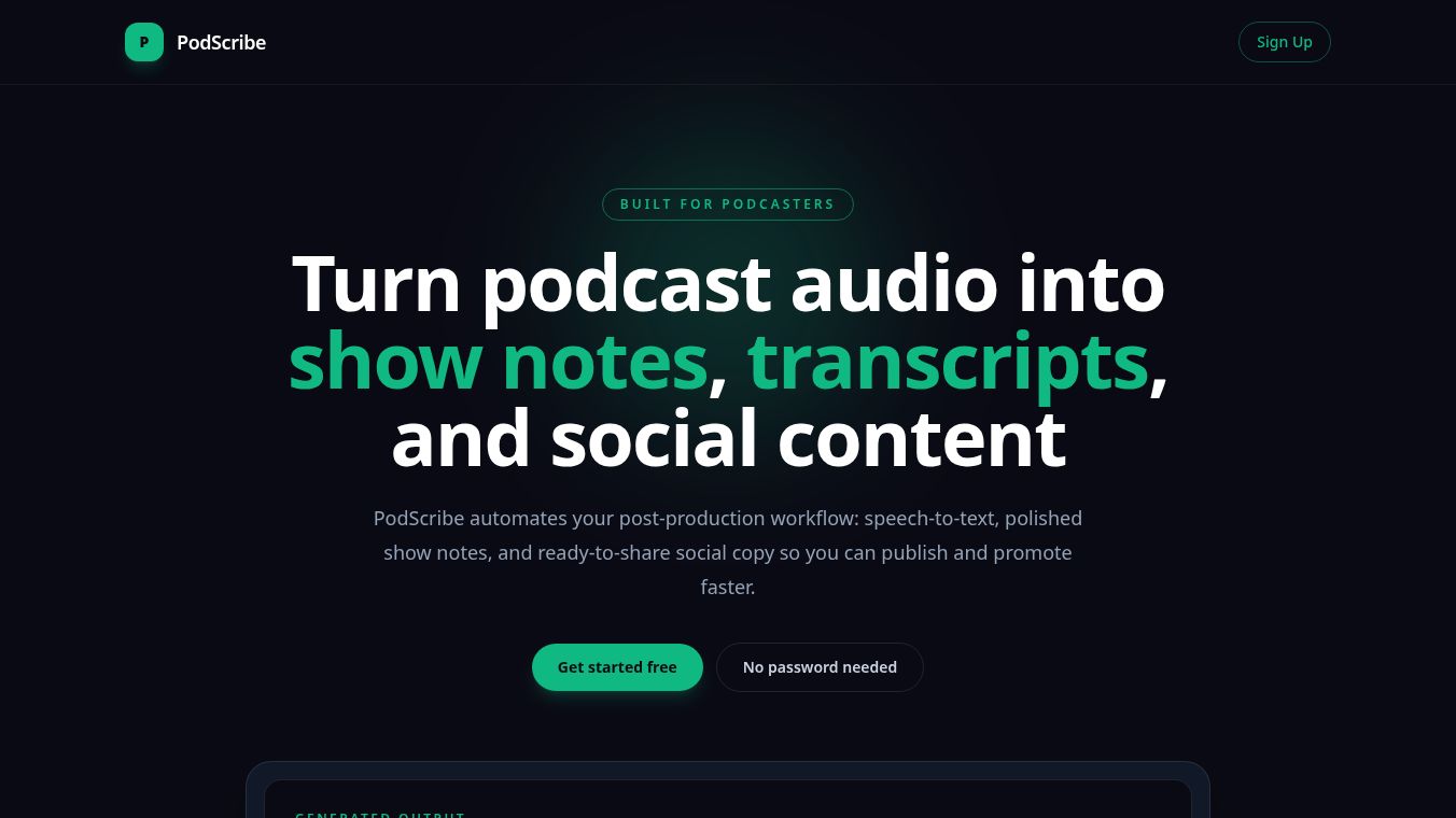 PodScribe