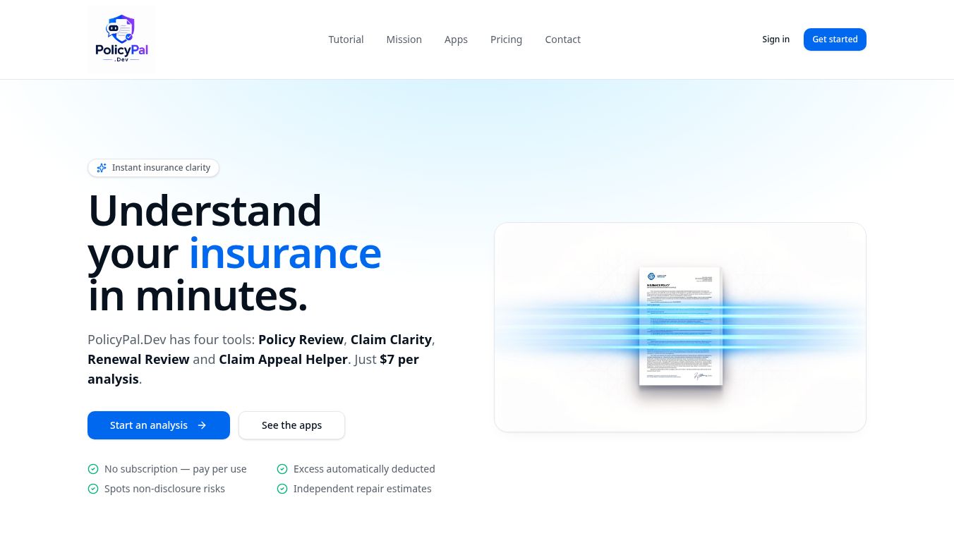 PolicyPal.Dev