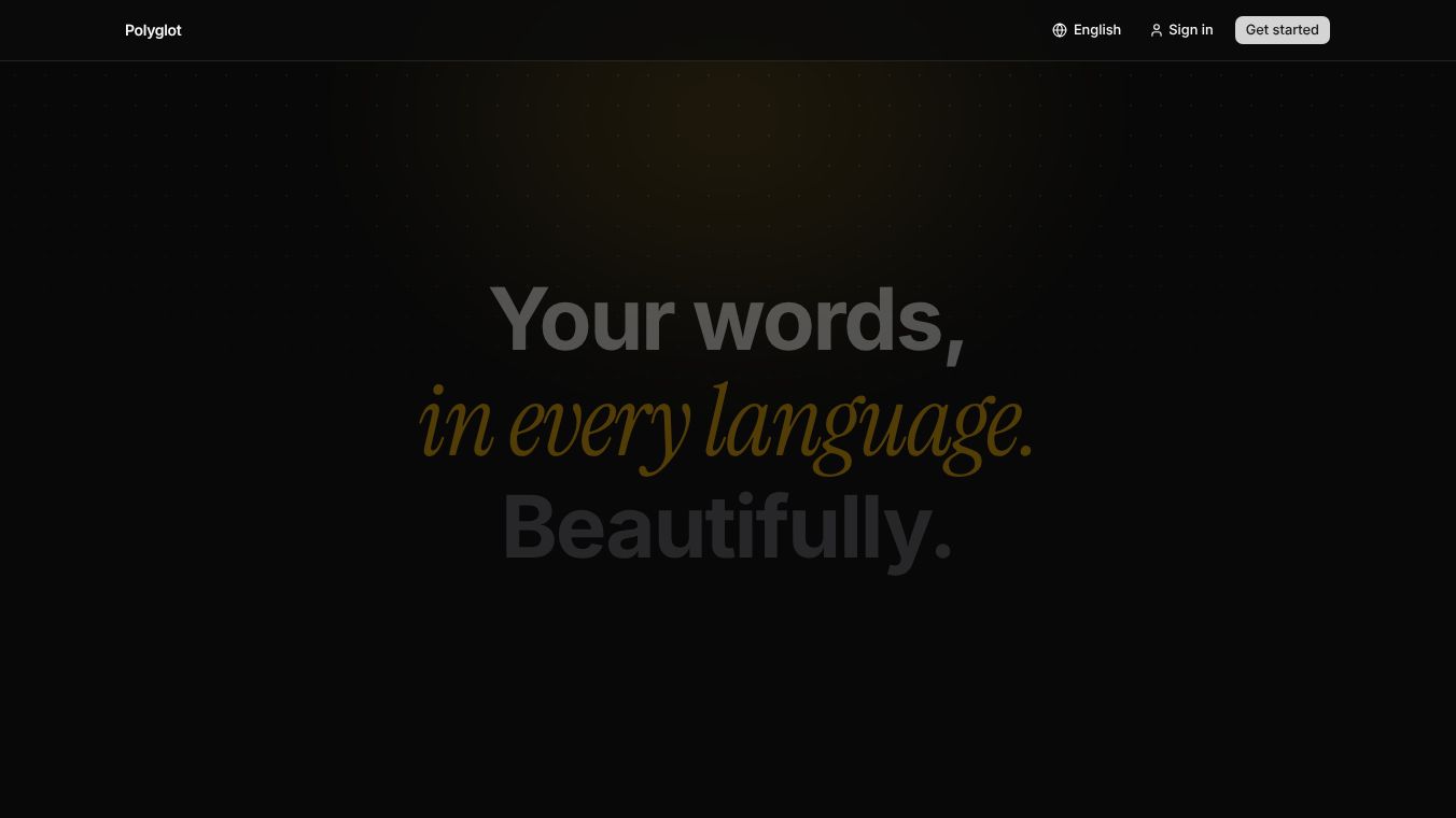 Polyglot