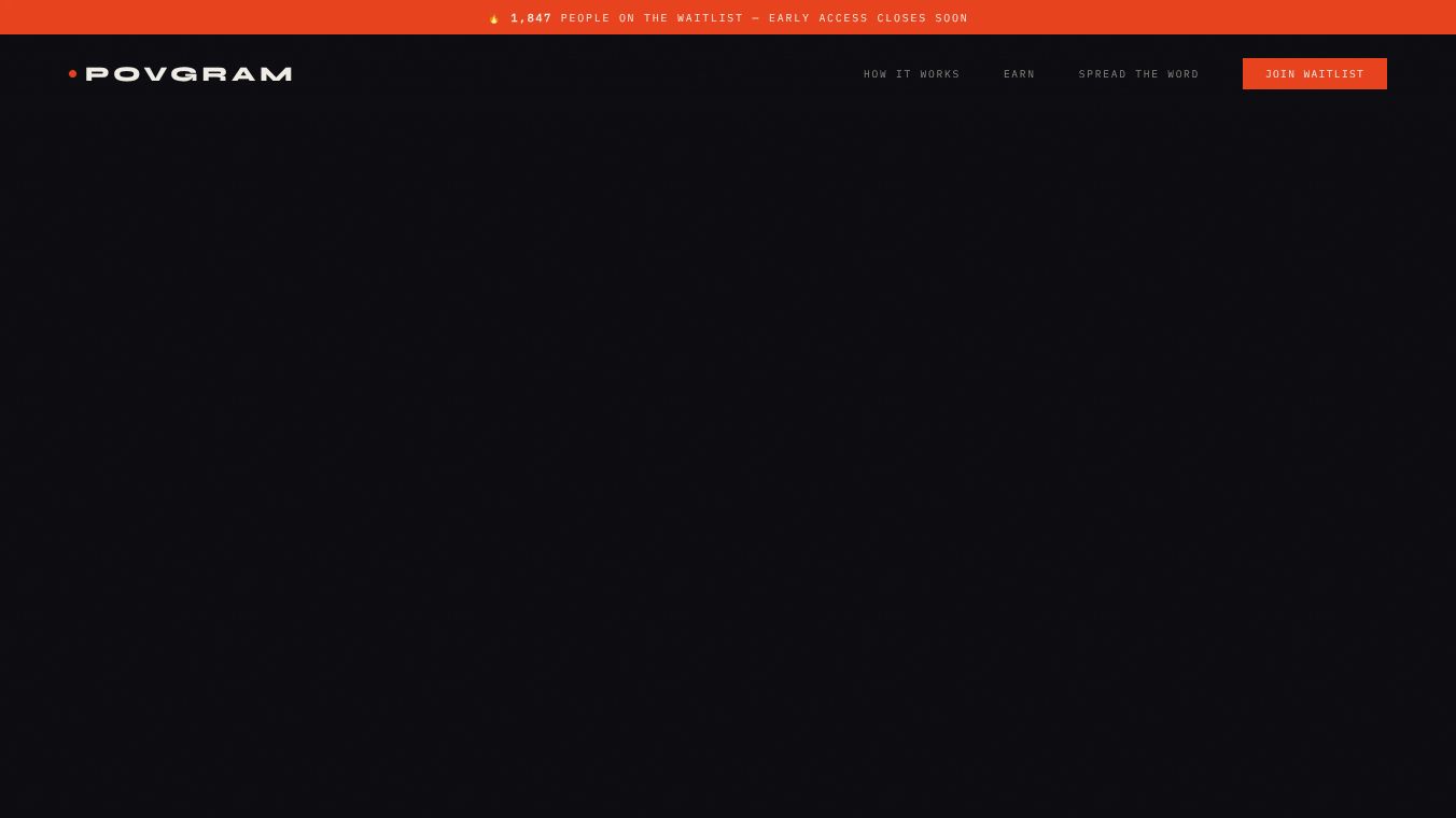 POVGRAM — See What They See