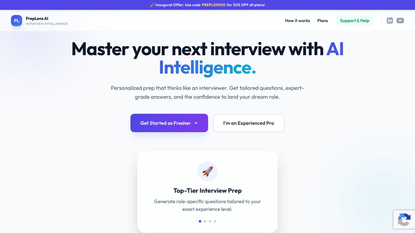 PrepLens AI Interview Coach