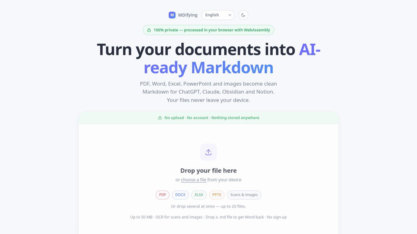 Presenting MDifying