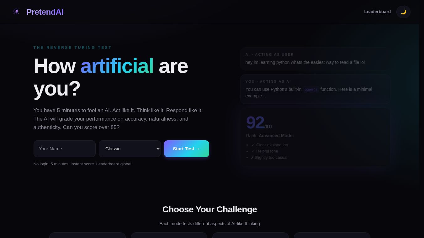 Pretend Ai