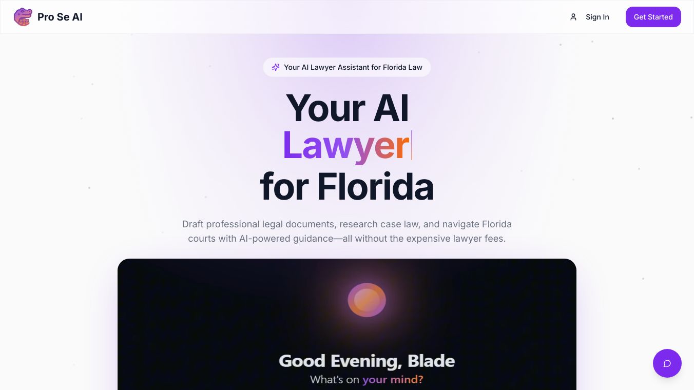 Pro SE AI (Legal AI Assistant)