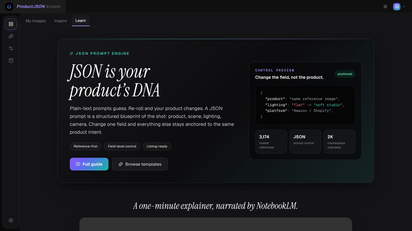 ProductJSON Studio