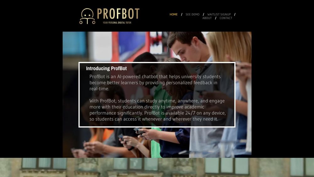 ProfBot: Your Personal Digital Tutor